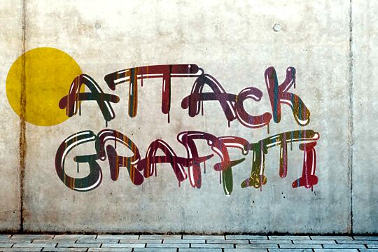 a Attack Graffiti