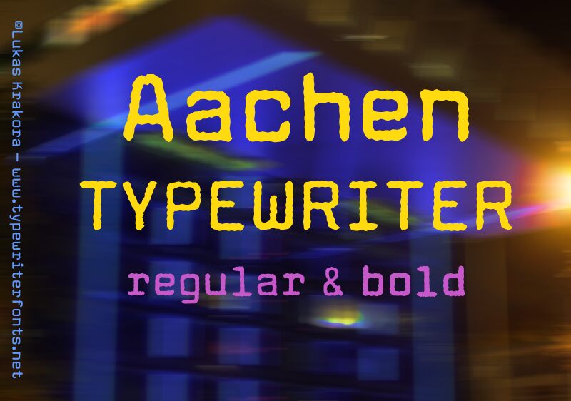Aachen Typewriter