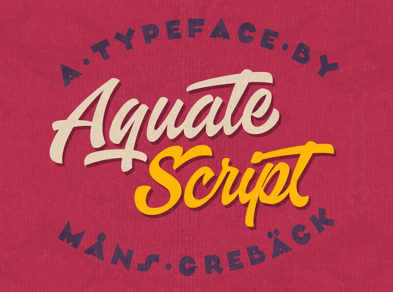 Aquate Script