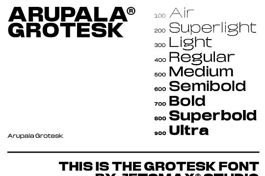 Arupala Grotesk