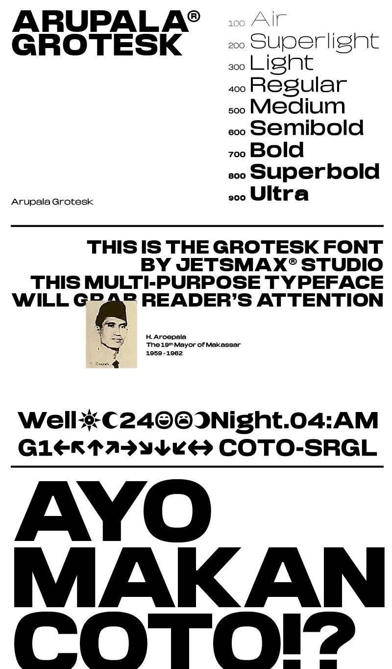 Arupala Grotesk