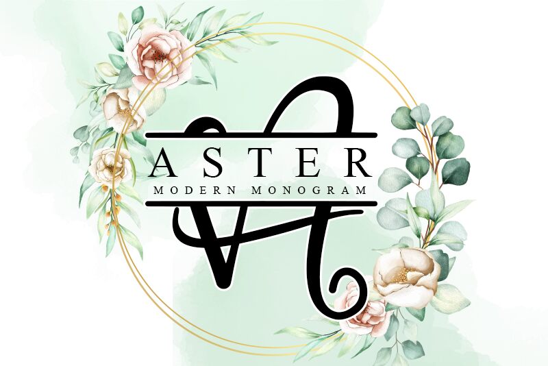 Aster Monogram