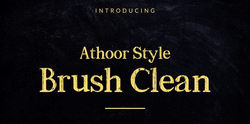 Athoor Style Brush Clean