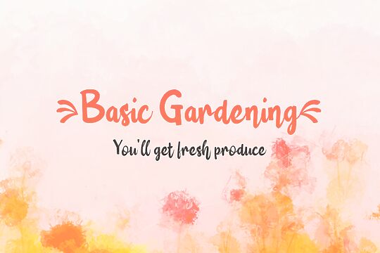 b Basic Gardening