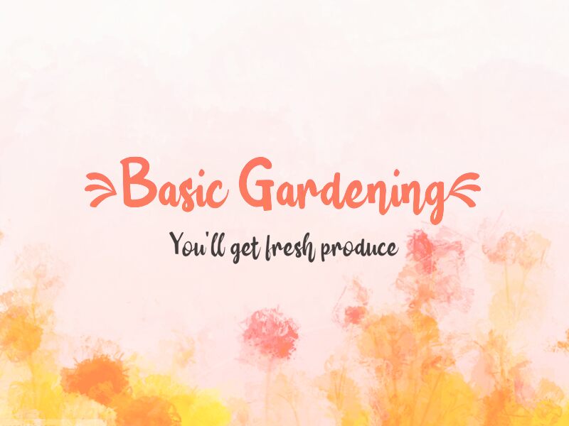 b Basic Gardening