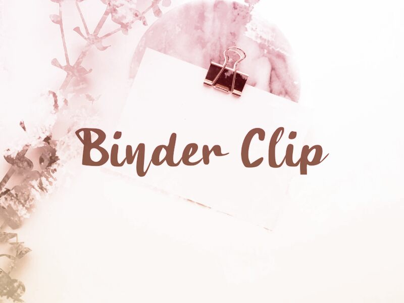 b Binder Clip