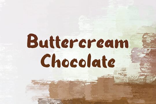 b Buttercream Chocolate