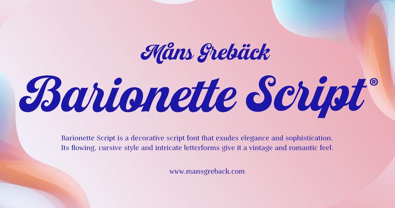 Barionette Script