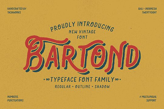 Bartond Typeface