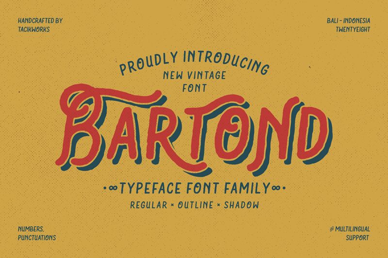 Bartond Typeface