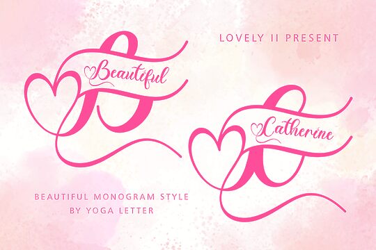 Beautiful Catherine Monogram