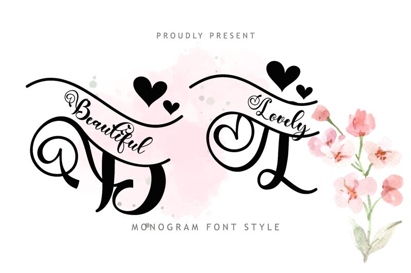 Beautiful Lovely Monogram