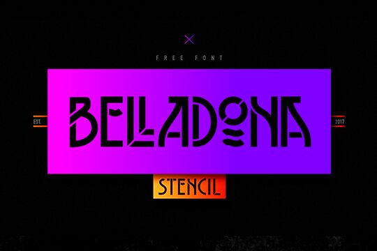 Belladona Stencil