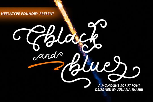 Black and blue