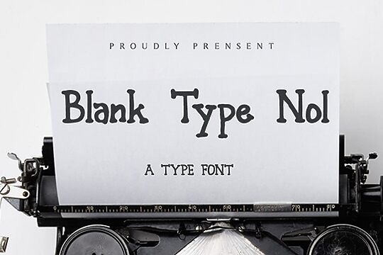 Blank Type Nol