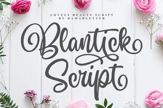 Blantick Script