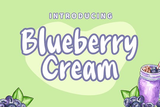 Blueberry Cream