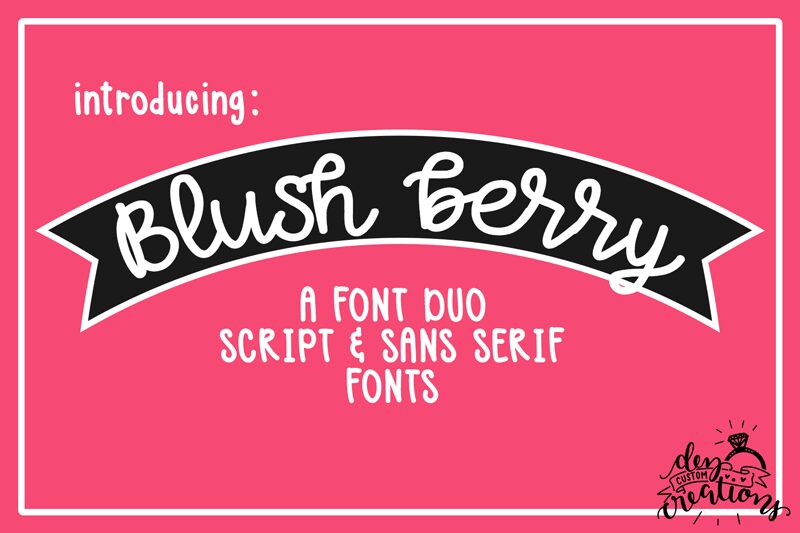 Blush Berry Script