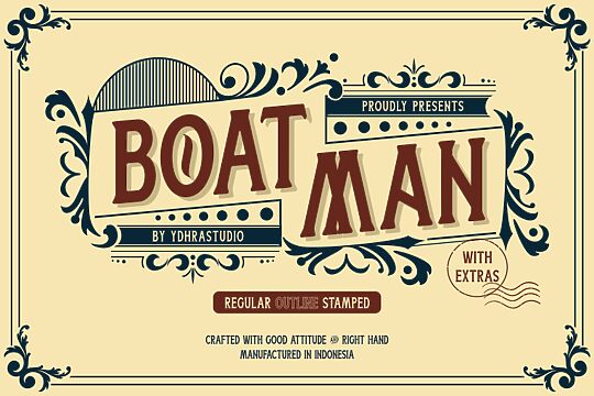 Boatman Stamped