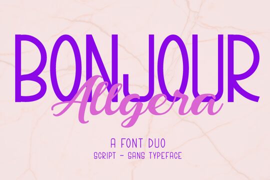 Bonjour Allgera Sans