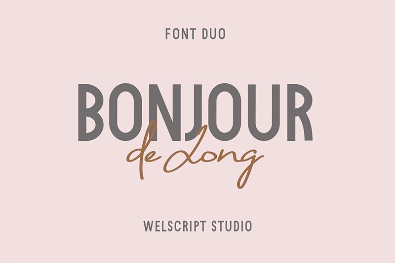 Bonjour De Jong Sans