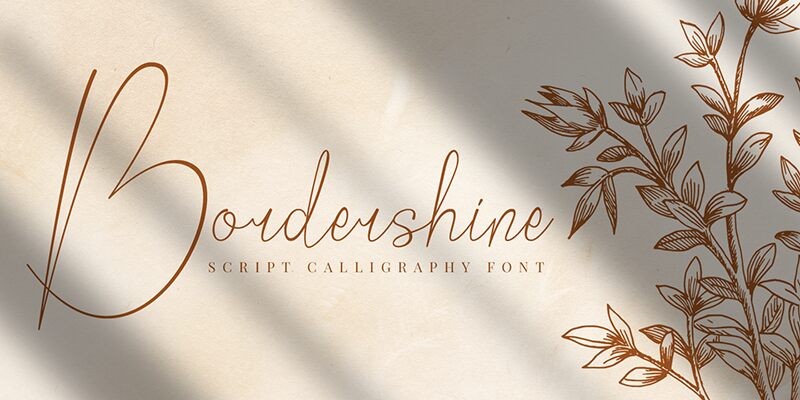 Bordershine Script