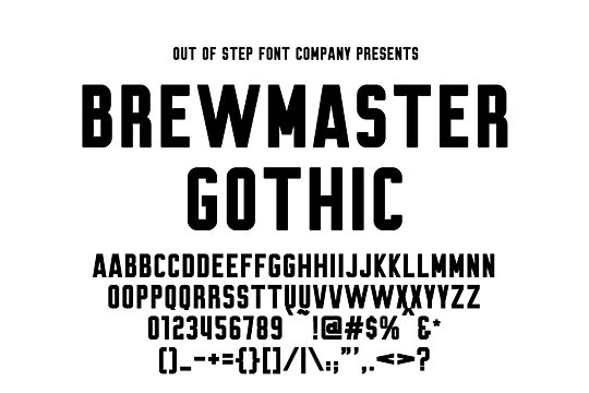 Brewmaster Gothic Round