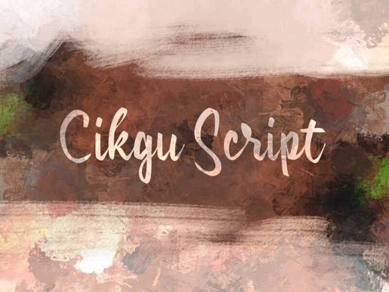 c Cikgu Script