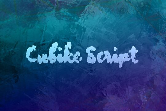 c Cubike Script