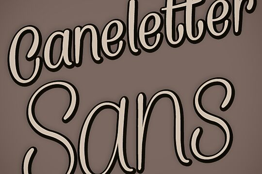 Caneletter Sans