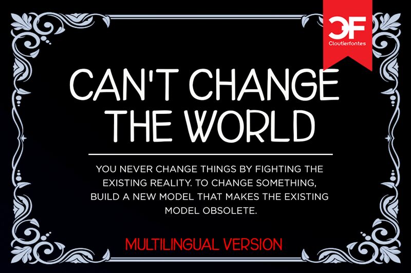 CF Cant Change The World