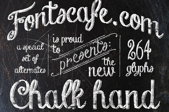 Chalk Hand Lettering Shaded