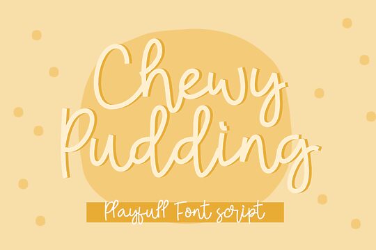 Chewy Pudding