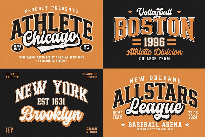 Chicago Athletic Slab Serif