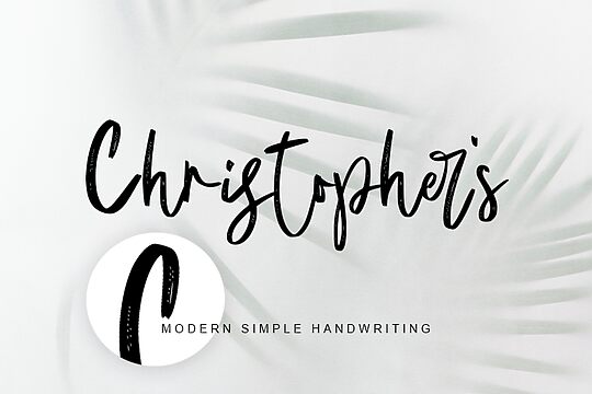 Christopher's Handwriting