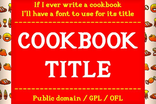 Cookbook Title