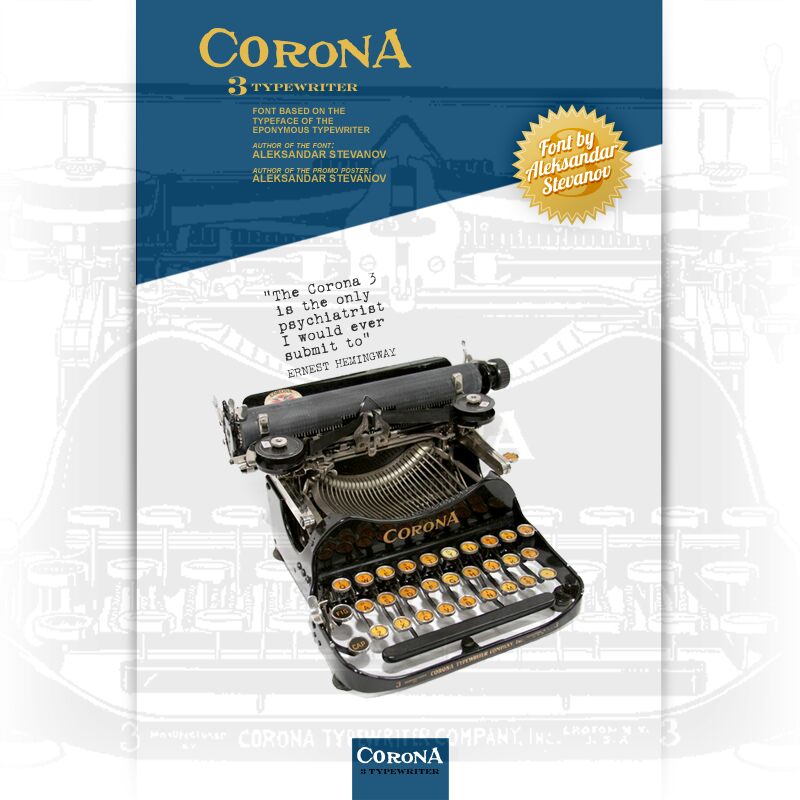 Corona 3 Typewriter