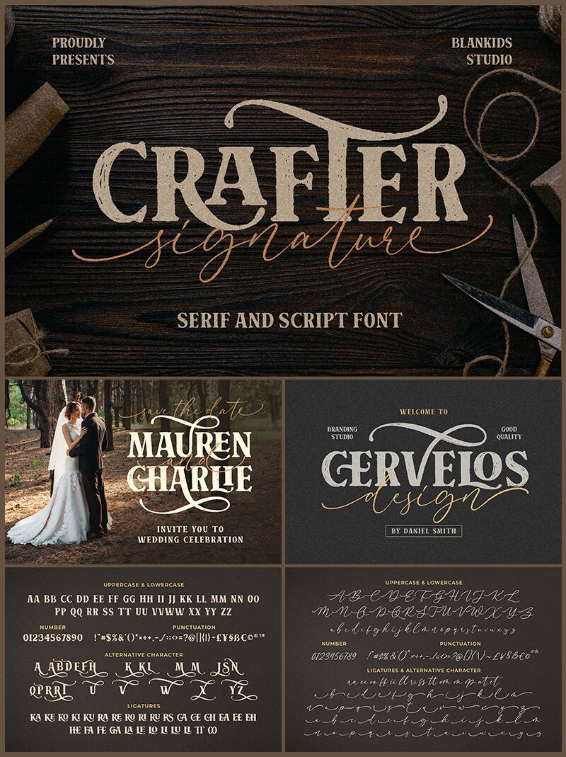 Crafter Signature Serif