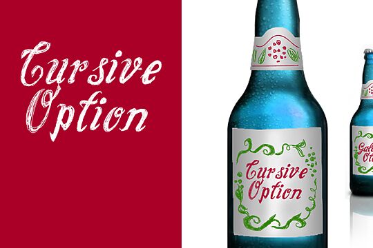 Cursive Option