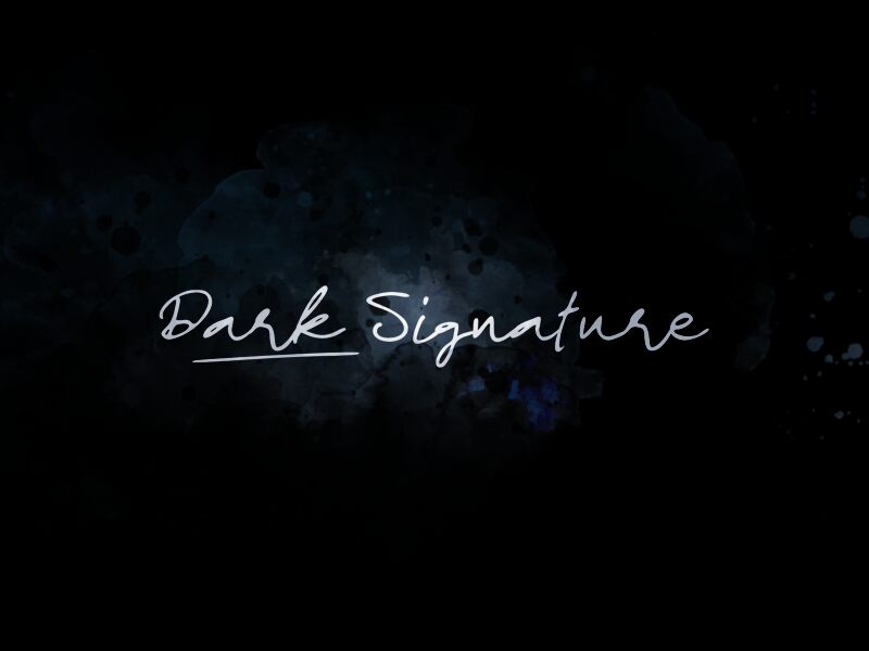 d Dark Signature