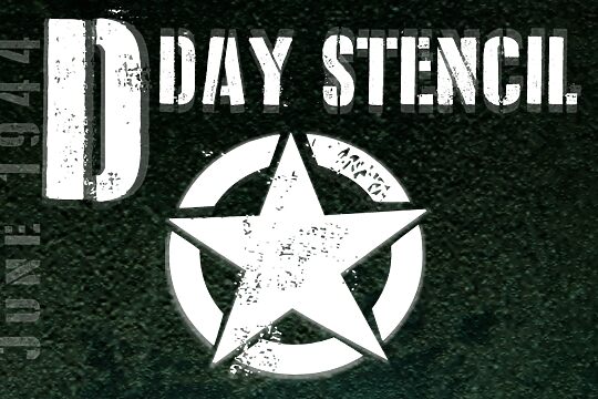 D Day Stencil