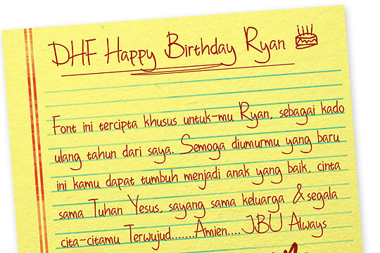 DHF Happy Birthday Ryan