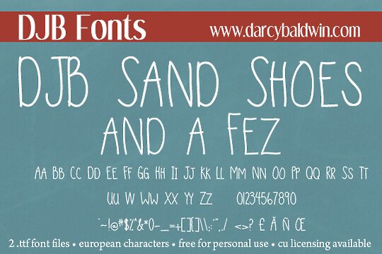DJB Sand Shoes and a Fez