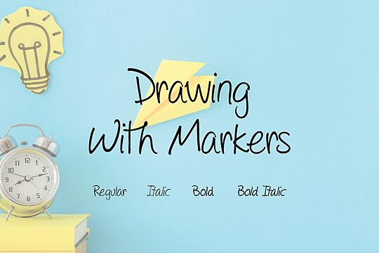 Drawing with markers