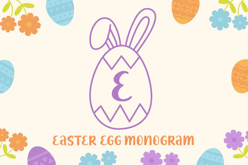 Easter Egg Monogram