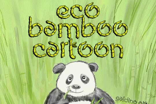 Eco Bamboo Cartoon