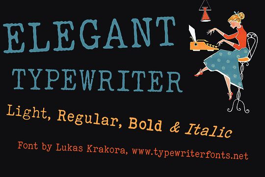 Elegant Typewriter