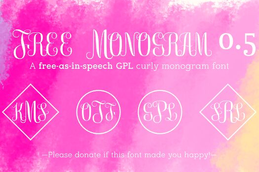 Free Monogram