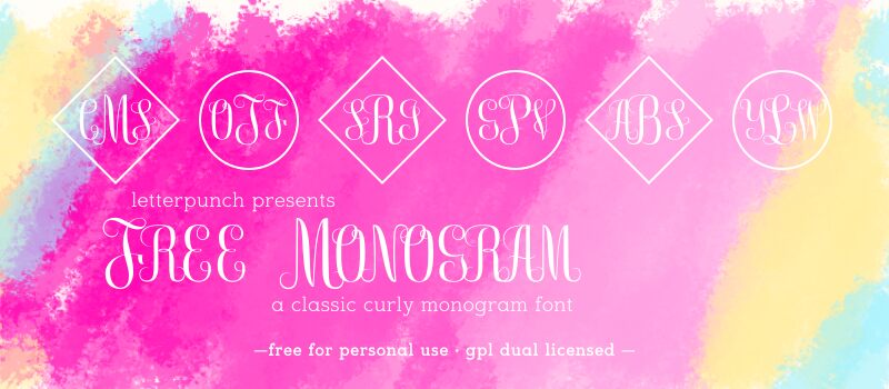 Free Monogram