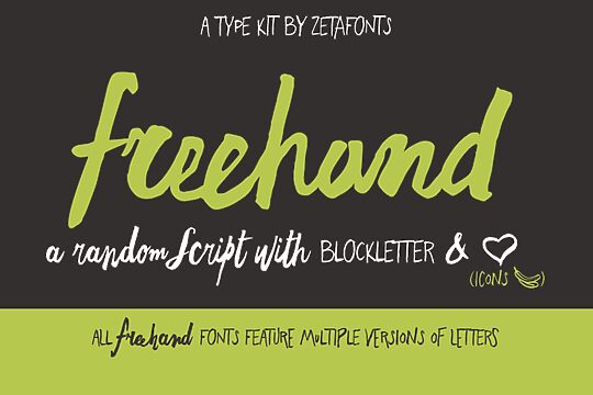 Freehand Blockletter